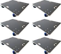 Mega Deal 6x Profi Transportroller HERCULES | BxT 80x60 cm | Traglast 800 kg | 4