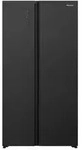 Hisense Hi3 Freistehend Side-by-Side-K&uuml;hlschrank, Inox, 527 l, Freistehend,