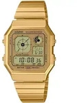 Casio Herren Armbanduhr A130WEG-9AEF digital goldfarbig - Gold