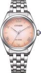Citizen Damen Uhr Em1140-80X, 43 mm, Quarz, 5 ATM Wasserdicht, 24-Stunden-Anzeige