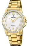 Festina Damenuhr Gold Edelstahl F20596/1 - Silber