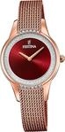 Festina Mademoiselle Damen Uhr F20496/1 Elegant Armbanduhr Stahl rosa D3UF20496/1 -