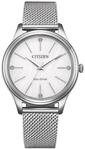 Citizen Damenarmbanduhr Elegance EM1220-82A - Silber
