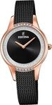 Festina Edelstahl Damen Uhr F20496/2 Armbanduhr schwarz Mademoiselle D2UF20496/2