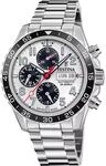 Festina Swiss Made Automatik Herrenuhr Schwarz-Wei&szlig; Edelstahl F20055/1 F20055/1