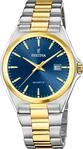 Festina Edelstahl Herren Uhr Armbanduhr silber gold Casual D2UF20554/4