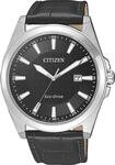 Citizen Eco Drive | Herrenuhr | Lederband | Datumsanzeige | BM7108-14E - Schwarz