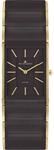 Jacques Lemans Damen Armbanduhr Dublin 1-2214G Edelstahl IP Gold Keramik braun -