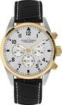 Jacques Lemans 42-2E Herrenuhr Chronograph Sport Schwarz/Zweifarbig