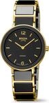 Boccia Damen Armbanduhr 3311-04 Reintitan goldplattiert Ceramic schwarz - Schwarz
