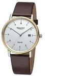 Regent Lederarmband Herren Uhr Armbanduhr Analog Leder braun D3URF1549 - Braun