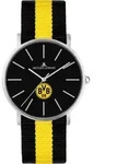 Jacques Lemans Armbanduhr > Edelstahl silbern analog Textilband BVB-03