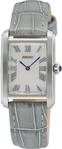 Seiko Damenuhr SWR099P1 Stahl mit Lederband Krokomuster