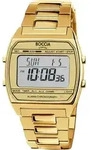 Boccia 3738-08 Digitaluhr Titan Goldfarben - Silber