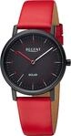 Regent Lederarmband Damen Uhr Armbanduhr Analog Leder rot D3URF1554 - Rot
