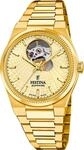 Festina Armbanduhr Automatic Riv&eacute; Swiss Made Gold - Gold