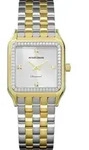 Jacques Lemans D-15B Quarzuhr f&uuml;r Damen Diamond Watches Zweifarbig - Silber
