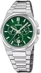 Festina Chronographen Riv&eacute; Swiss Made Green - Gr&uuml;n