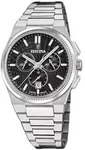 Festina Chronographen Riv&eacute; Swiss Made Black - Schwarz