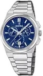 Festina Chronographen Riv&eacute; Swiss Made Blue - Blau