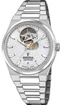 Festina Armbanduhr Automatic Riv&eacute; Swiss Made Silver - Silber