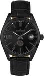 Jacques Lemans Armbanduhr > Edelstahl schwarz analog Datum BVB-02