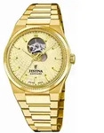 Festina Armbanduhr Automatic Riv&eacute; Swiss Made Gold - Gold