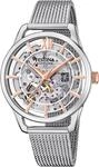 Festina Armbanduhr Automatic Automatic Silver Rose-Gold - Silber