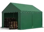 TOOLPORT Lagerzelt 3x4 m Industriezelt Unterstand PVC Plane 750 N dunkelgr&uuml;n...