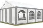 Hochwertiges Partyzelt 4x6 m Pavillon Zelt ca. PE Plane 450 N Gartenzelt Festzelt