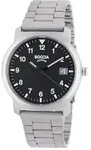 Boccia Herren Armbanduhr Sport 3630-03 Reintitan mit schwarzem Zifferblatt - Schwarz