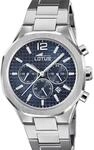 Lotus Excellent Chronograph Herrenuhr Dunkelblau Edelstahl 18847/2