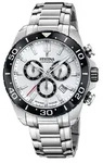 Festina Chronographen Chrono Swiss Made White - Wei&szlig;