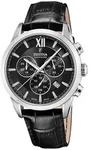 Festina Chronographen Chrono Swiss Made Black - Schwarz