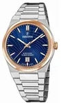 Festina Armbanduhr Riv&eacute; Swiss Made Blue & Rose-gold - Blau