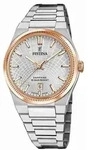Festina Armbanduhr Riv&eacute; Swiss Made Silver & Rose-Gold - Silber