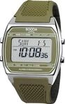 Boccia 3738-03 Digital-Uhr Titan Olivgr&uuml;n - Silber
