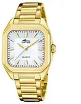 Lotus Square Series Damenuhr Perlmutt Gold Edelstahl 18970/2 - Beige