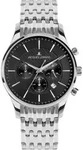 Jacques Lemans Armbanduhr Date London Black Silver - Silber