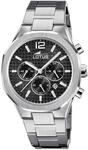 Lotus Excellent Chronograph Herrenuhr Schwarz Edelstahl 18847/3