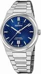 Festina Armbanduhr Date Riv&eacute; Swiss Made Navy Blue - Blau