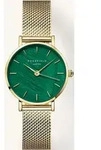 Rosefield Small Edit Emerald Mesh Damenuhr