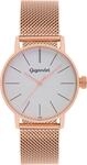 Gigandet Quarzuhr Edelstahl Rotgold Silber Minimalism - G43-008