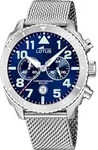 Lotus - 18704/1 - Armbanduhr - Chronograph - Herren - Silber/Blau