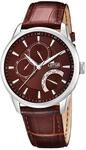 Lotus Herrenuhr 15974/3 Armbanduhr braun Lederarmband Chronograph