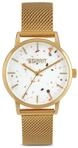Esprit Damen Uhr Armbanduhr EVERYDAY TERRAZZO Edelstahl Gold H.88875231