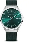 Bering Herren Armbanduhr Ultra Slim 40 mm 3 ATM Saphirglas Slim Design Armband
