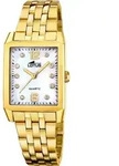 Lotus Armbanduhr Square Gold - Mother of pearl - Gold