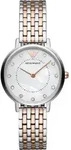 Emporio Armani AR11094 Damen-Armbanduhr, Edelstahl-Geh&auml;use, Metall-Armband