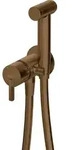 Concealed bidet mixer with bidetta receiver